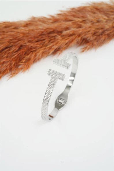 Kadın 316 L Paslanmaz Çelik Anti Alerjenik Çelik Bileklik ürün görseli