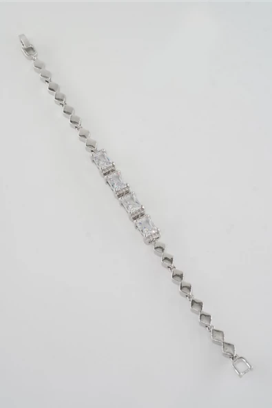 Kadın Vip Seri Çelik Zirkon Taşlı Bileklik ZRK0046 ürün görseli