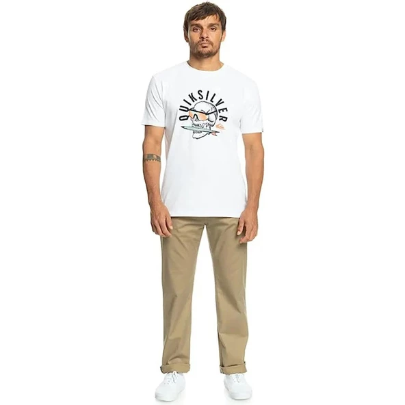 Quiksilver Rockin Skull Beyaz Erkek T-Shirt EQYZT07278-WBB0 - 2