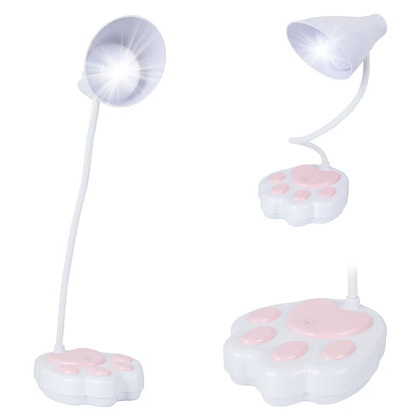 Powermaster JF-1623 20 LED'li 2.5 Watt Şarjlı Esnek Masa Lambası (OM-114) - Dokunmatik Ve USB Şarjlı