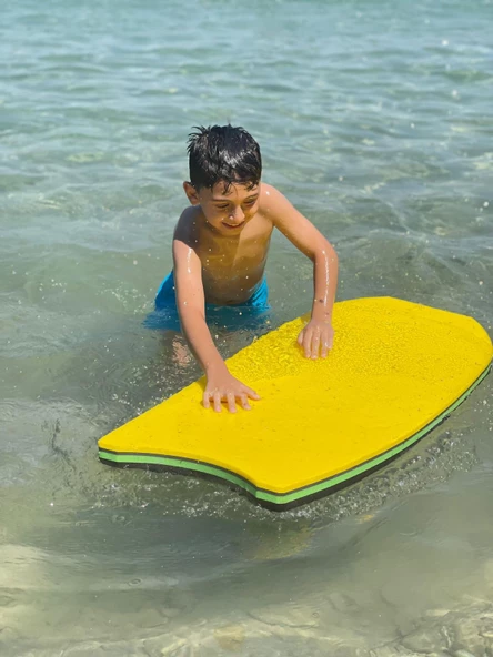 Body Board 100x50cm 40mm Sarı-Yeşil - 4