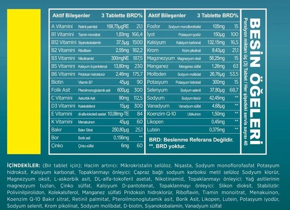 GoldeVita MultiPlus Multivitamin 120 Tablet - 2