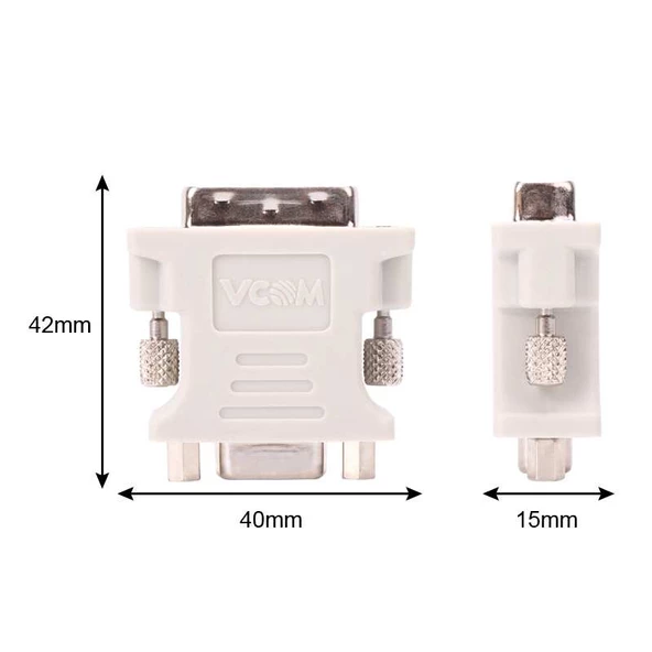 Vcom CA301 Dvi 24+5 Erkek To Vga Dişi Dönüştürücü - 2