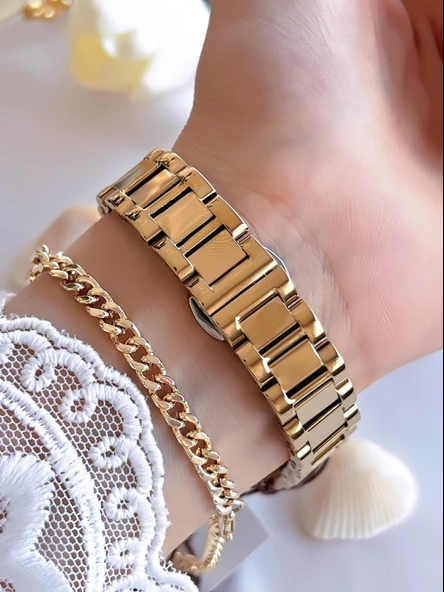 Essence İç Fonksiyonları Aktif Çelik Kordon Kararma Renk Atmaz Yapmaz Kadın Kol Saati BES69009FE.120 - Resim 3