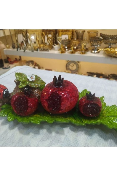 Dekoratif Nar Figürlü Tabak - 2