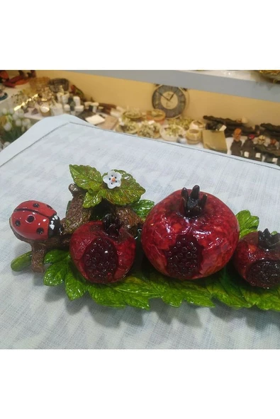 Dekoratif Nar Figürlü Tabak - 3