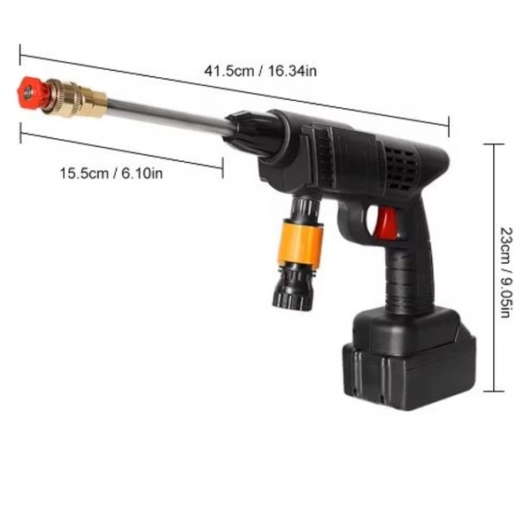 Kablosuz Yüksek Basınçlı Su Tabancası Şarj Edilebilir Dmb - Resim 3