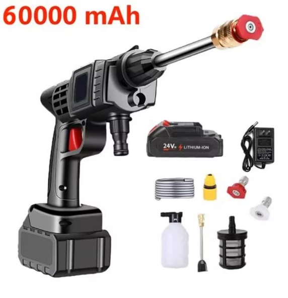 Kablosuz Yüksek Basınçlı Su Tabancası Şarj Edilebilir Dmb - Resim 2