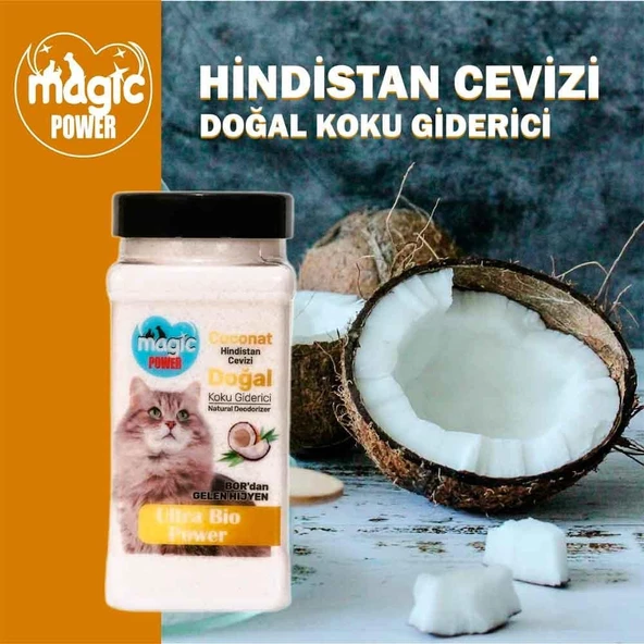 Magic Power Kedi Kumu Koku Giderici Hindistan Cevizi 175 Gr - 2
