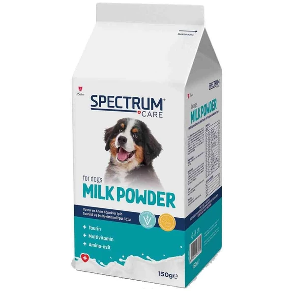 Spectrum Care Yavru Köpekler için Taurin ve Multivitaminli Süt Tozu 150 gr