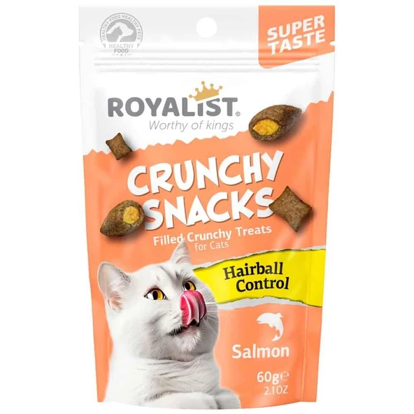 Royalist Kedi Ödülü Crunchy Snacks Somonlu 60 Gr