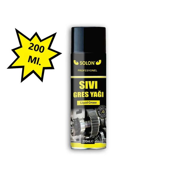 Profesyonel Sıvı Gres Yağı 200 Ml. 5 Adet - 2
