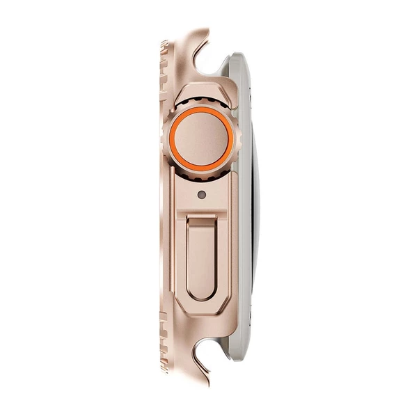 Apple Watch 7 45mm to Apple Watch Ultra 49mm Uyumlu Kasa Dönüştürücü ve Ekran Koruyucu Watch Gard 33 - Resim 3