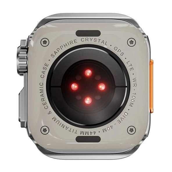 Apple Watch 7 45mm to Apple Watch Ultra 49mm Uyumlu Kasa Dönüştürücü ve Ekran Koruyucu Watch Gard 33 - Resim 9