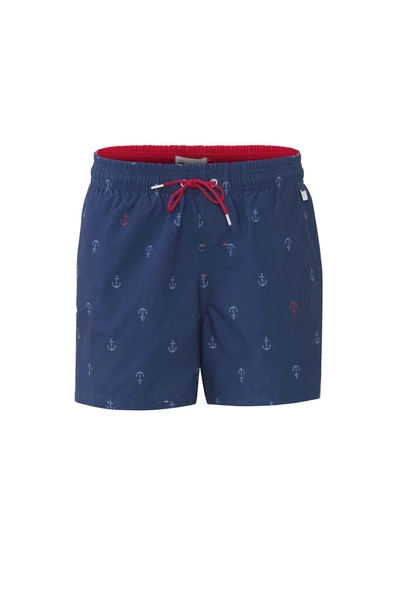 Blackspade Erkek Çapa Desenli Deniz Şort Mayo - 7