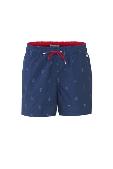 Blackspade Erkek Çapa Desenli Deniz Şort Mayo - 8