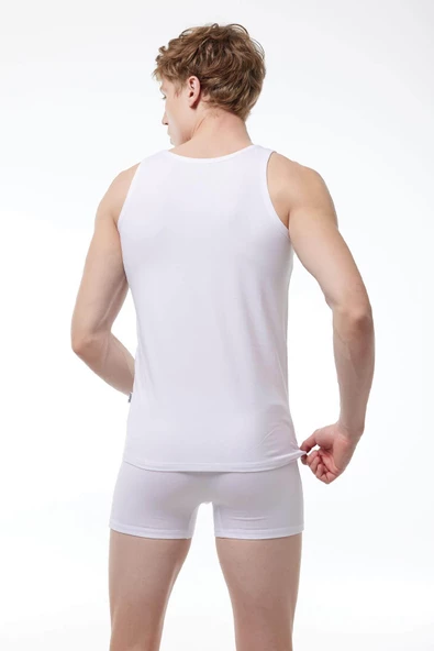 Malabadi 008 Erkek Lycralı Modal Atlet - Resim 3