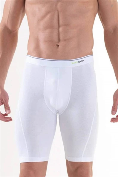 Blackspade %92 Pamuk Erkek Uzun Toparlayıcı Boxer - Beyaz - 5