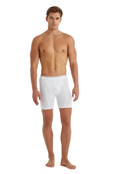 Blackspade 9216 2'li Paket Tender Cotton Erkek %92 Pamuk Uzun Retro Boxer - 4