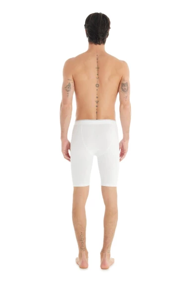 Blackspade %92 Pamuk Erkek Uzun Toparlayıcı Boxer - Beyaz - 4