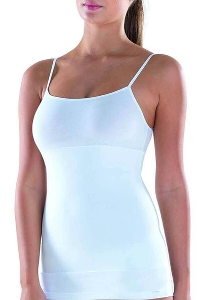 Blackspade 1481 Kadın Modal İnce Askılı IIIusion Korse Atlet - Resim 5