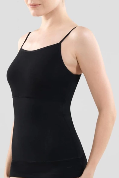 Blackspade 1481 Kadın Modal İnce Askılı IIIusion Korse Atlet - Resim 7