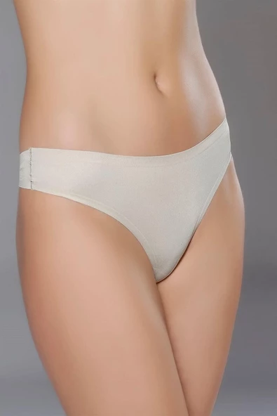 WO&Gİ 4003 Kadın Polyamid Lazer Kesim Dikişsiz String - Resim 4