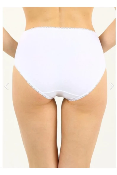 İmer 4100 Kadın Modal Dantel Detaylı Yüksek Bel Slip & Külot - Resim 8