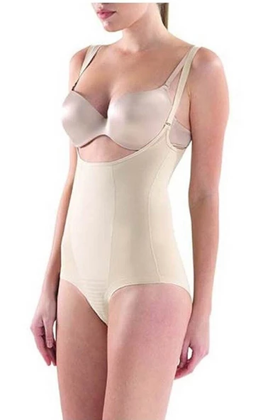 Blackspade 1478 Kadın Modal Sıkılaştırıcı Lazer Kesim Vücut & Body Korse - 7