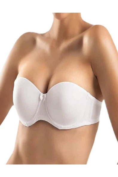 Bella Donna 11030 Boş Cup & Desteksiz Balenli Straplez Sütyen - 2