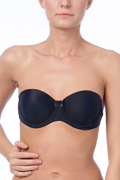 Bella Donna 11030 Boş Cup & Desteksiz Balenli Straplez Sütyen - 9