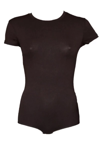 Malabadi 138 Kadın Modal Kısa Kol USA & Bisiklet Yaka Çıtçıtlı Body & Bodysuit - 12