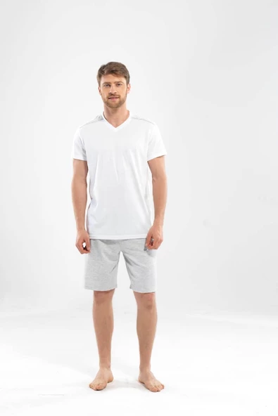 Blackspade Modal Erkek V Yaka T-shirt - Resim 11