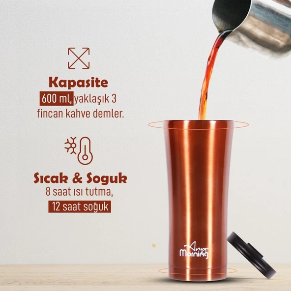 Any Morning SI231905 Termos Mug Bakır 450 ml - 10
