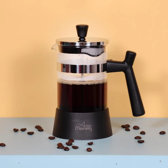 Any Morning FF084 Kahve ve Bitki Çayı için French Press 600 ML - 8