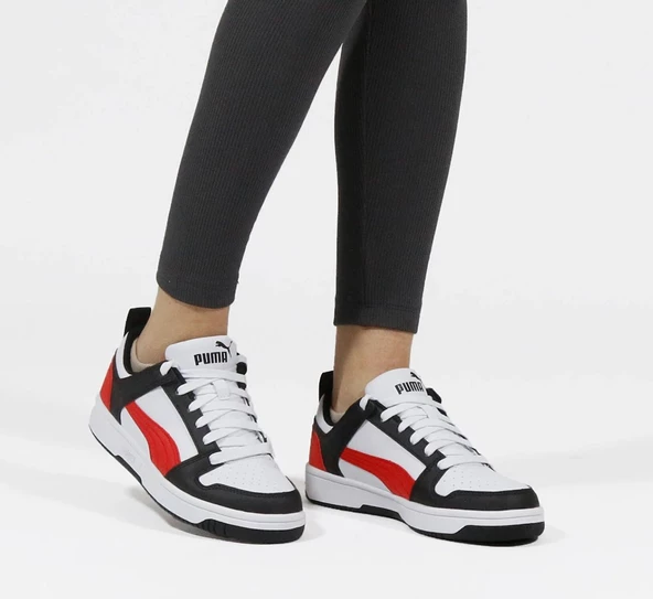 Puma Rebound Layup Lo SL Jr 370490-07 Sneakers Unisex Spor Ayakkabı - 3