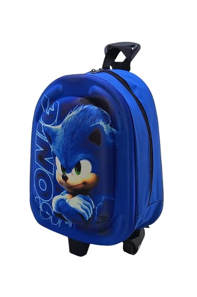 Anaokulu Çekçekli Sırt Çantası 3D Kabartmalı Kreş Erkek Çocuk Çantası - 3