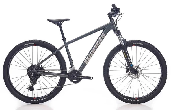 BIANCHI MAGMA 27S CUES ERKEK DAĞ BİSİKLETİ 480H HD 27.5 JANT 18 VİTES  DARK GREY SİLVER GLOSS