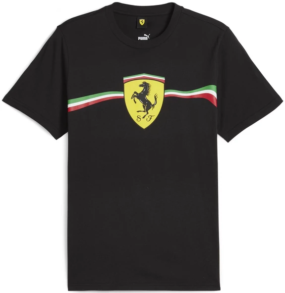 Puma 623807-01 Ferrari Race Big Shld Hrtg Team Erkek T-Shirt