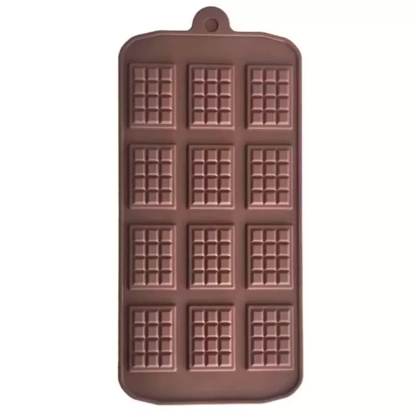 Çikolata Kalıbı - Silikon - Mini Tablet (MNT-12) ürün görseli