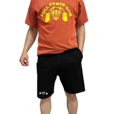 Full Power Gym Unisex Kısa Spor Şort Siyah