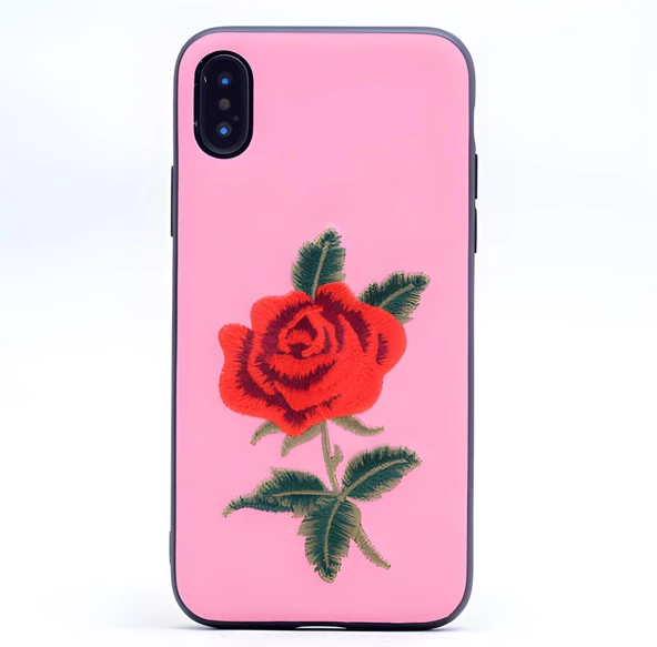 iPhone X / XS Kılıf Zore Rose Kılıf