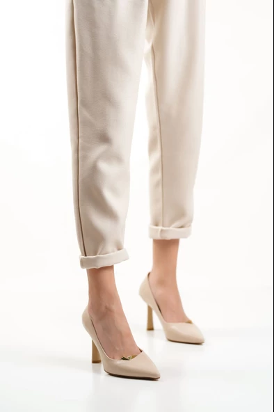 Cheto Ten Kadın İnce Topuklu Stiletto
