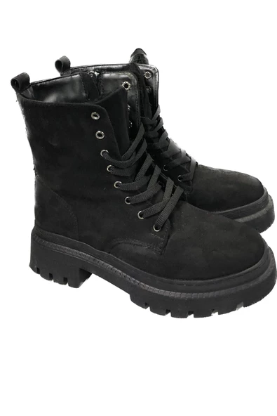 Kadın Kalın Taban Postal Bot - Resim 8