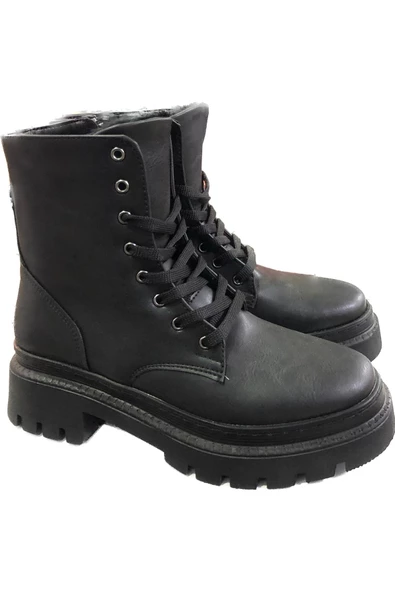 Kadın Kalın Taban Postal Bot - Resim 5