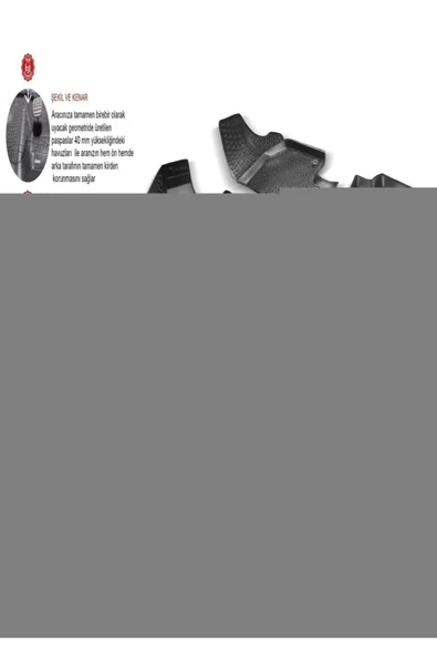 Honda Civic Sedan 2014 Model 4D Havuzlu Paspas - Resim 4