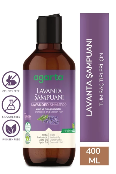 Agarta Doğal Saç Dökülmesine Karşı Şampuan 400 ml