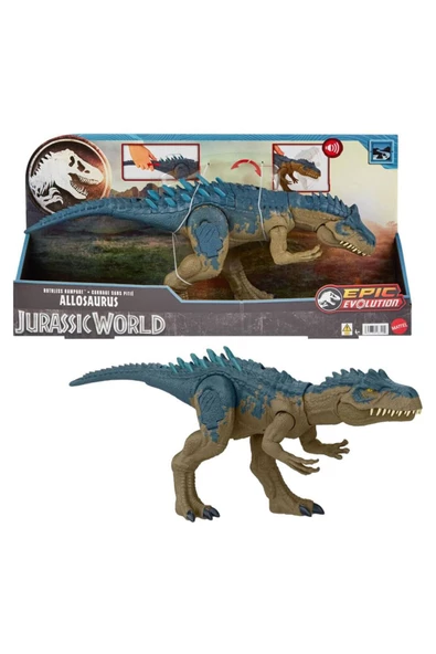 JURASSIC WORLD Süper Güçlü Allosaurus Figürü HRX50