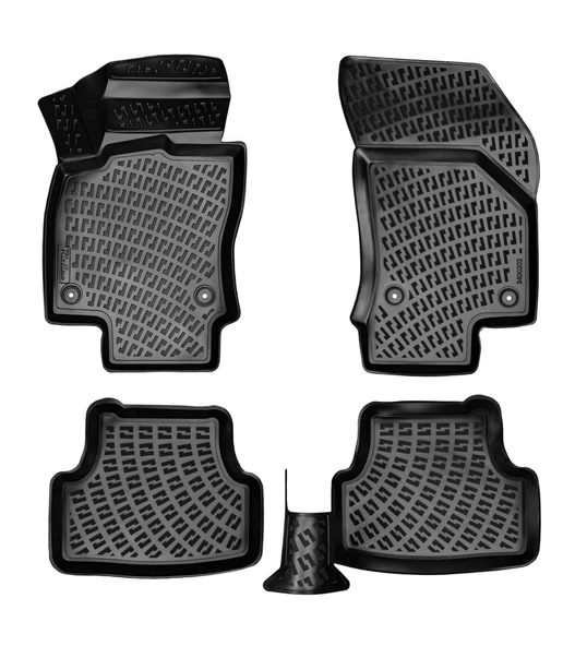 Seat İbiza 2021 Model 4D Havuzlu Paspas ürün görseli 1