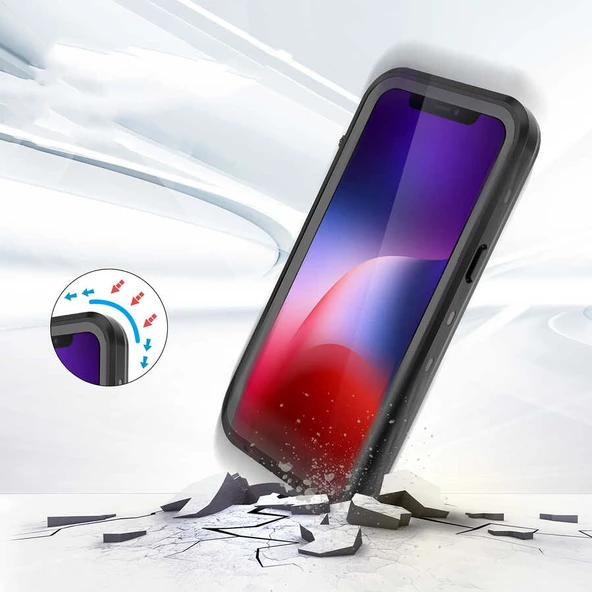 iPhone 13 Kılıf 1-1 Su Geçirmez Kılıf - 2